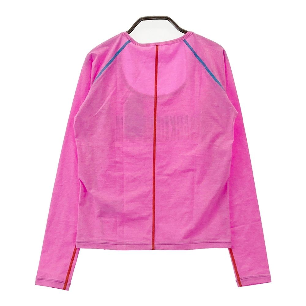 サイズ M MARK-LONA マークアンドロナ 長袖Tシャツ ロゴ ピンク系 240101552863 ゴルフウェア レディース ストスト