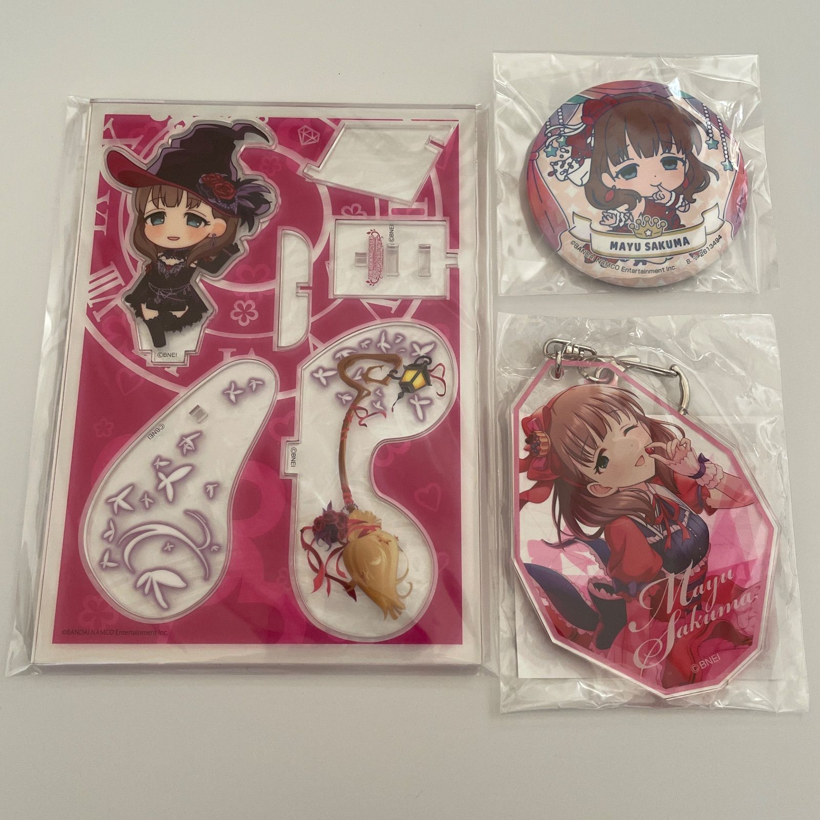 佐久間まゆ アイドルマスターシンデレラガールズ アクスタほか計3点 id