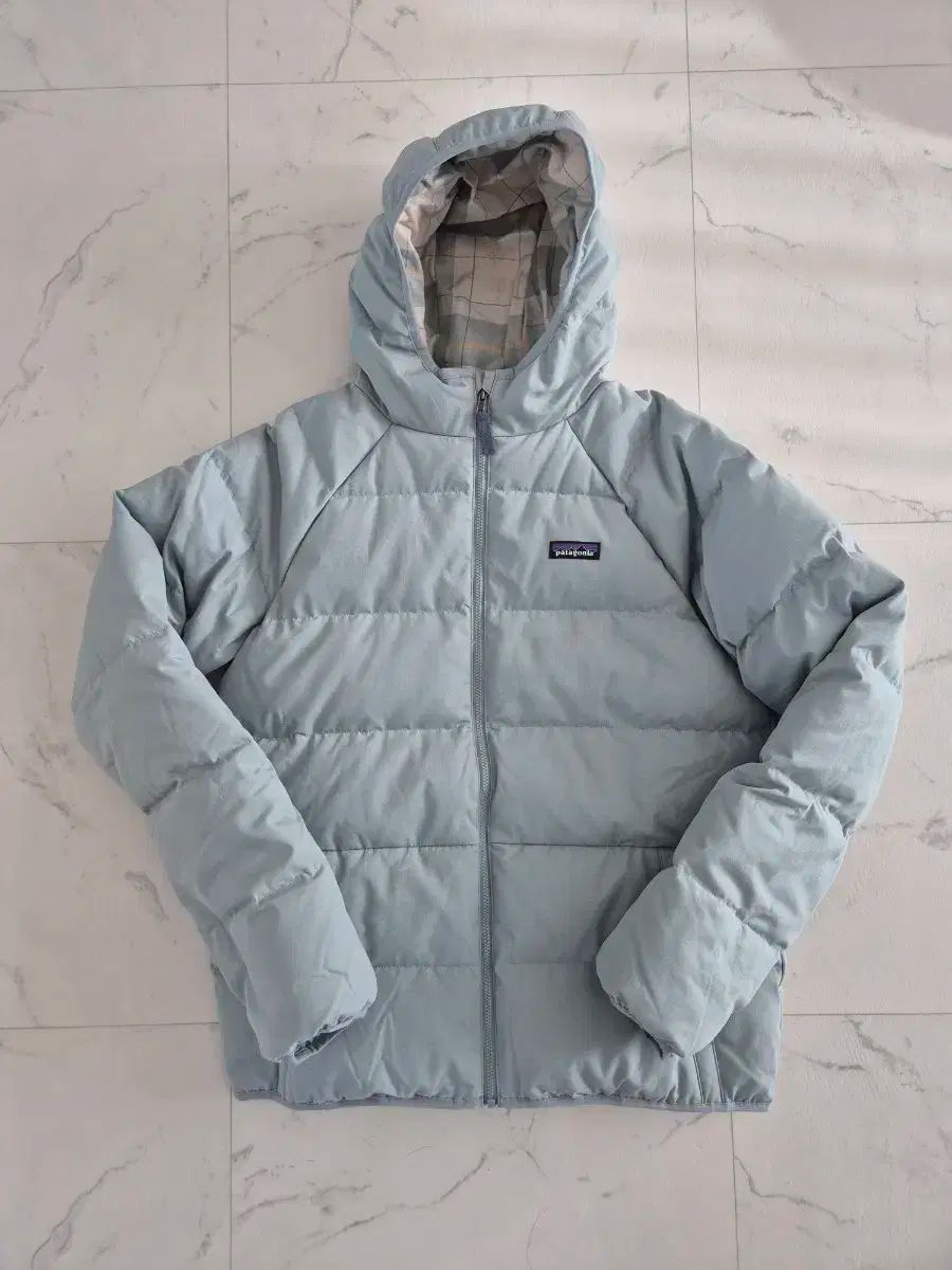 patagonia パタゴニア キッズ コットン ダウン ジャケット XXL サーマルブルー