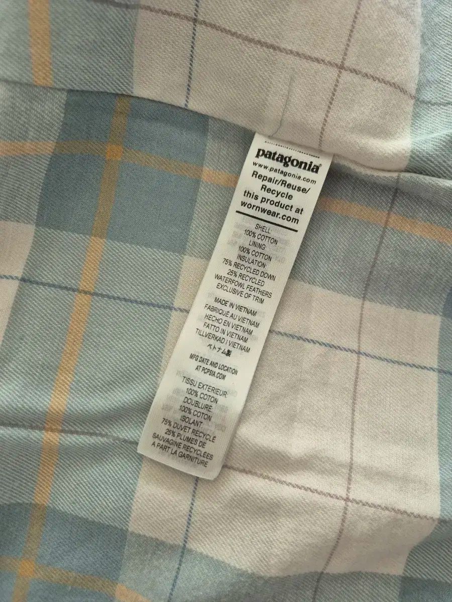  patagonia パタゴニア キッズ コットン ダウン ジャケット XXL サーマルブルー その他 ジャケット ブルゾン