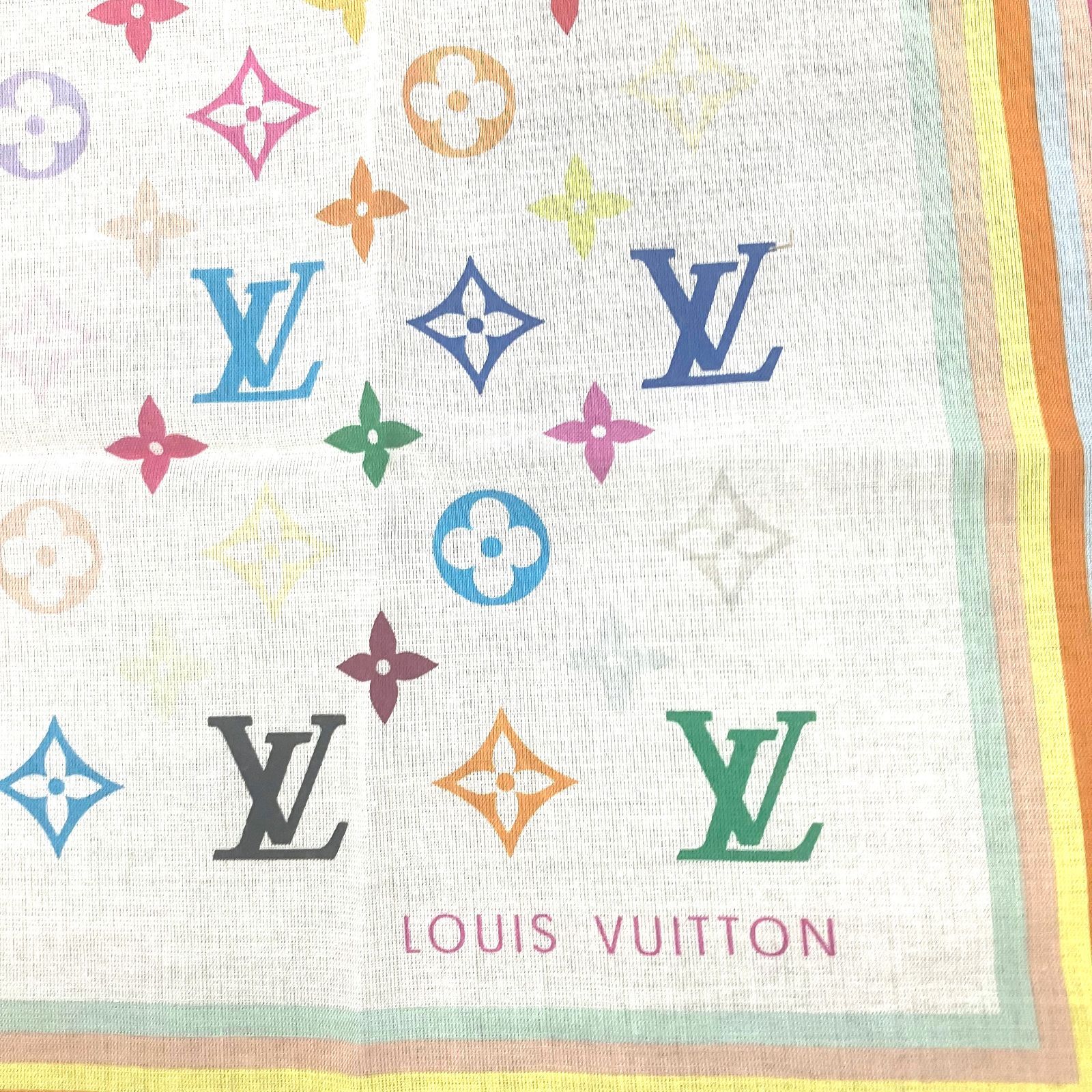LOUIS VUITTON ルイヴィトン マルチカラー Takashi Murakami バンダナ