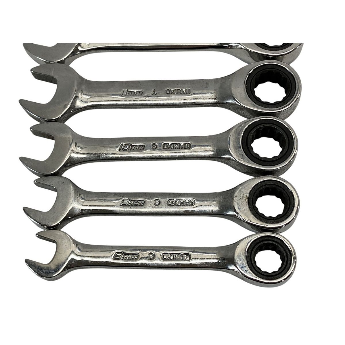  Snap on OXIRM ラチャットコンビネーションレンチ 8 14 mm 7点セット 一部固着あり 工具 用品 スナップオン 訳有 その他 スパナ レンチ