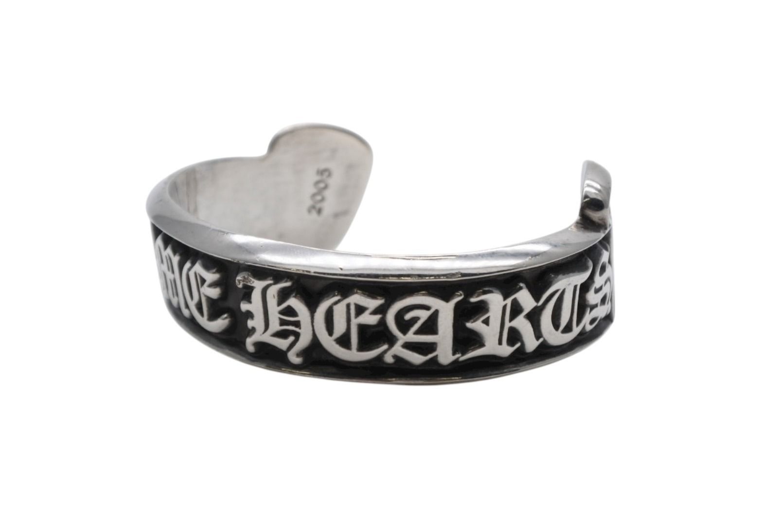 CHROME HEARTS クロムハーツ BANGLE CH SCROLL LABEL スクロールラベル バングル 重量約85.3 g 925刻印 シルバー925 4 b 008901