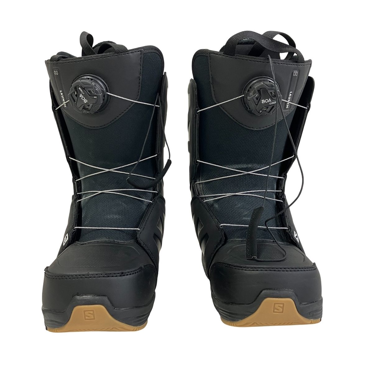  SALOMON LAUNCH BOA SJ スノーボード ブーツ 26 cm US 8 2025-23モデル ブラック スポーツ ブーツ(男性用) スノーボード