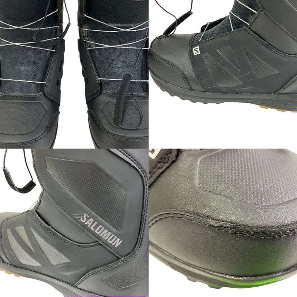SALOMON LAUNCH BOA SJ スノーボード ブーツ 26 cm US 8 2025-23モデル ブラック スポーツ
