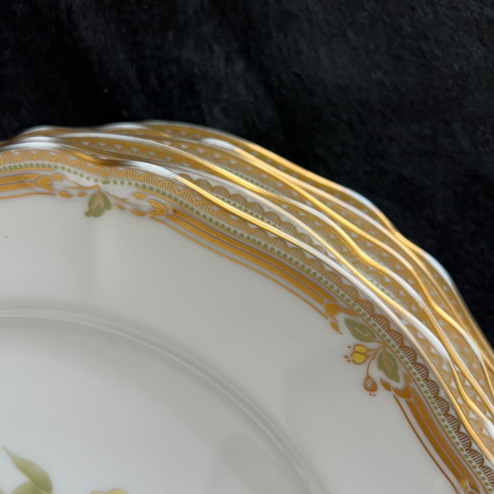 ノリタケ ガラコンテッサ スープ皿 6枚 19.5㎝ 金彩花柄 ノリタケ