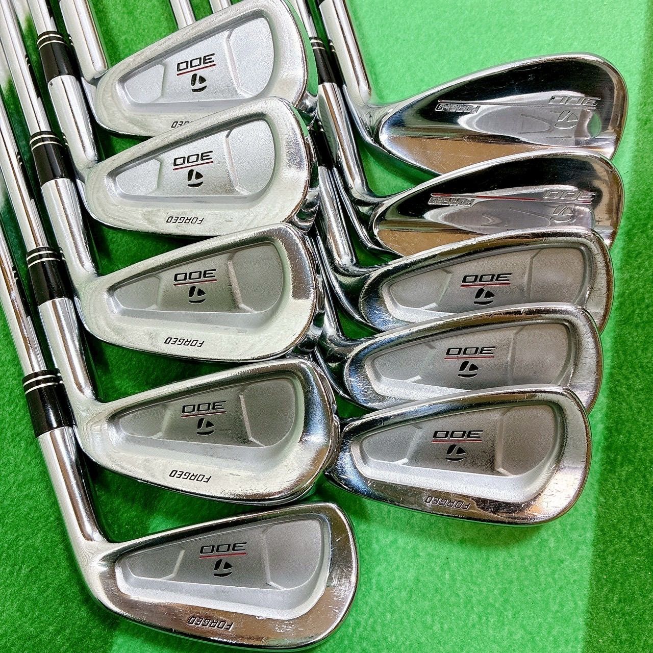 名器 TaylorMade 300 FORGED アイアンセット 10本 三浦技研OEMモデル