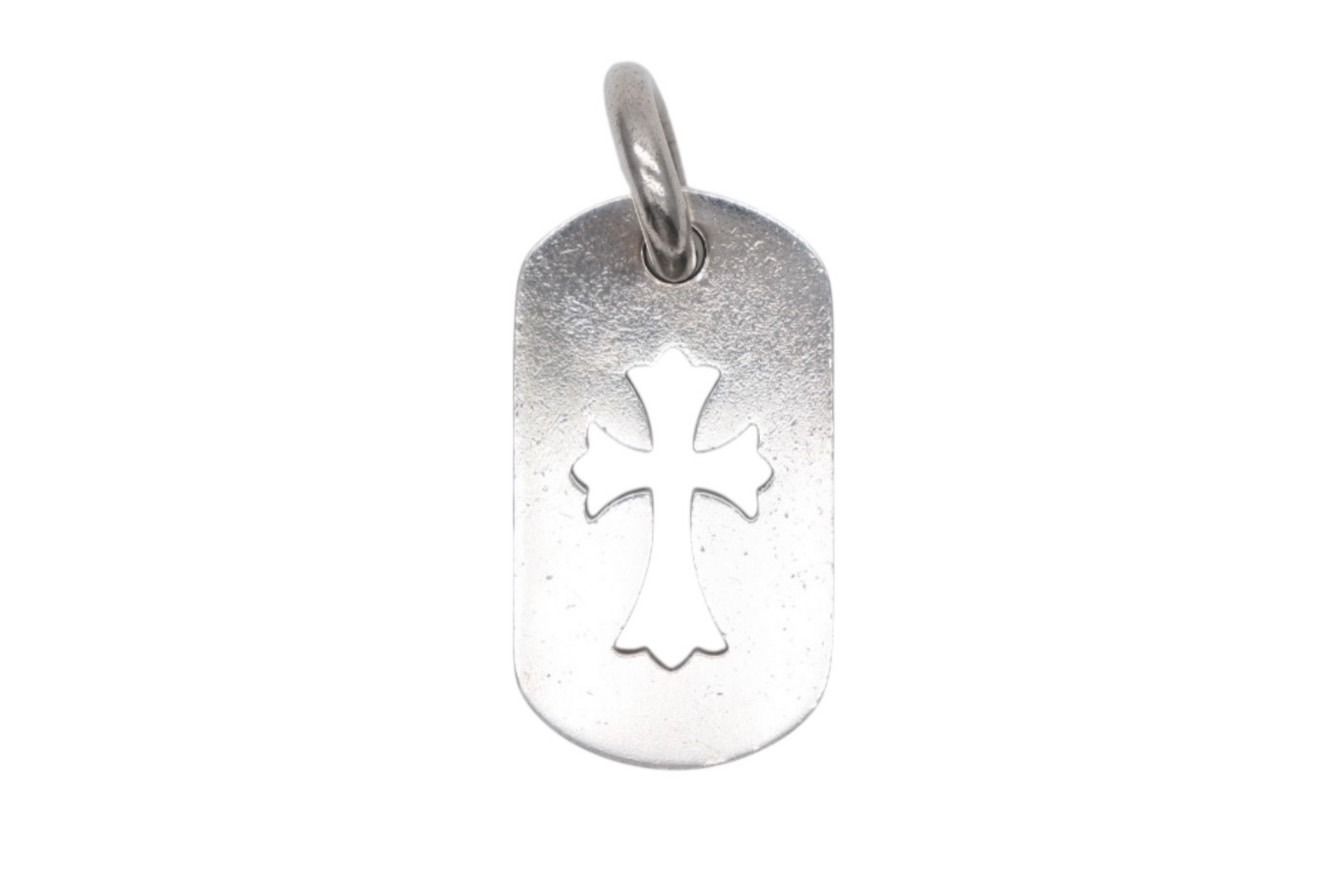 CHROME HEARTS クロムハーツ D TAG SML CO CRS カットアウトクロス ドッグタグ スモール ペンダントトップ 重量約9.5g 4b008934