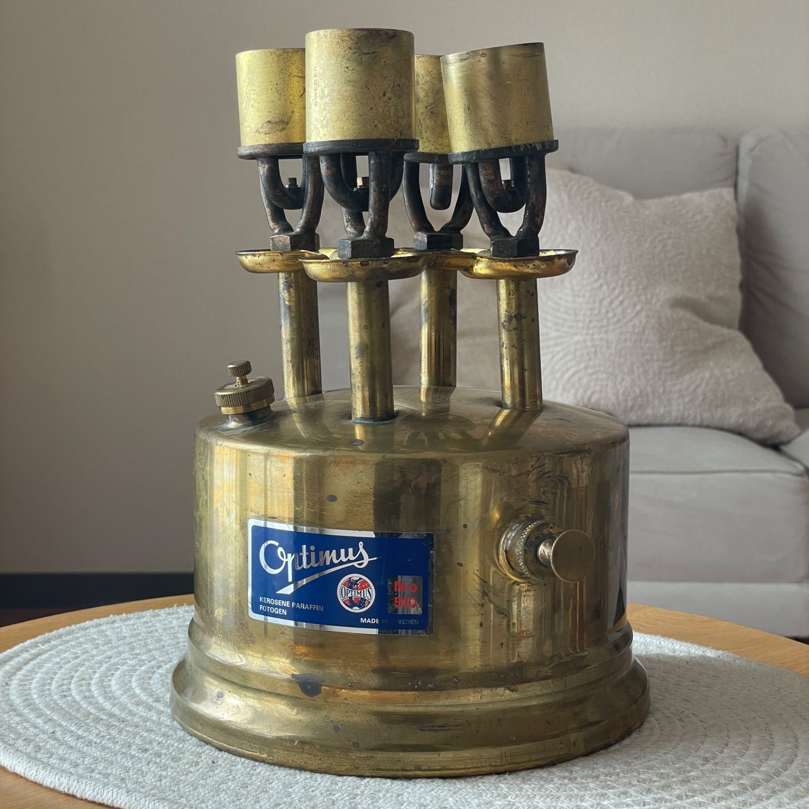 超 Optimus 510 大迫力4連バーナー オプティマス ストーブ 軍用 クッカー radius primus スウェーデン アウトドア キャンプ