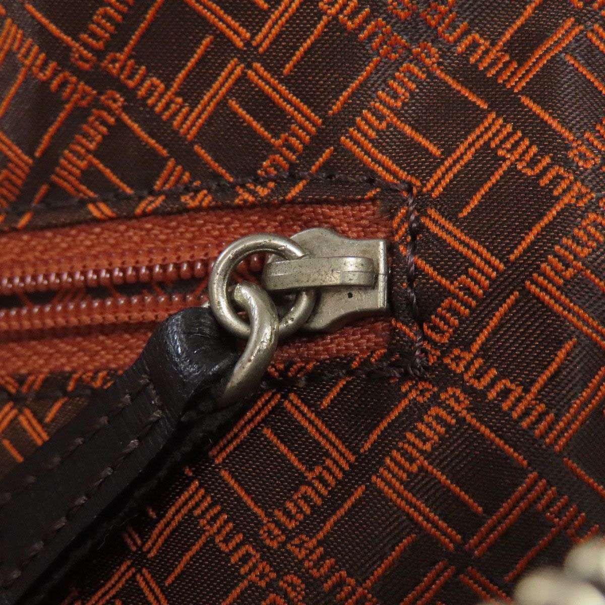 Dunhill ダンヒル ロゴ セカンドバッグ ナイロン レディース DECORATOM_COM_BR