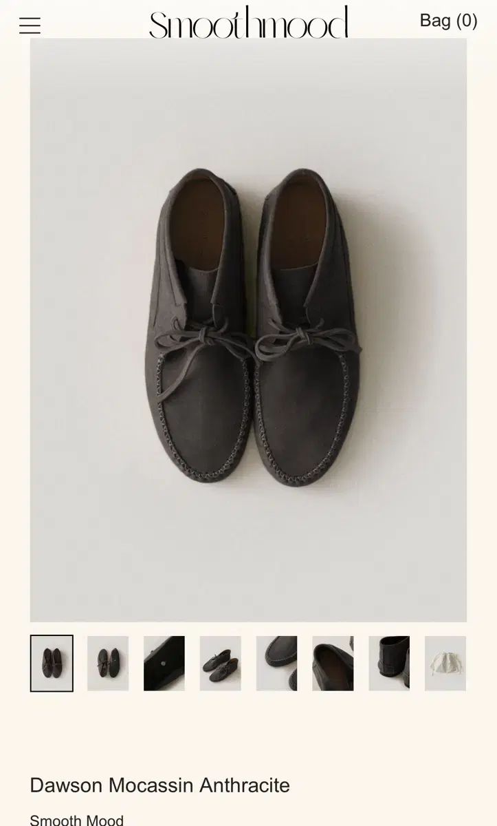 スムードムード Dawson Mocassin Anthracite 240