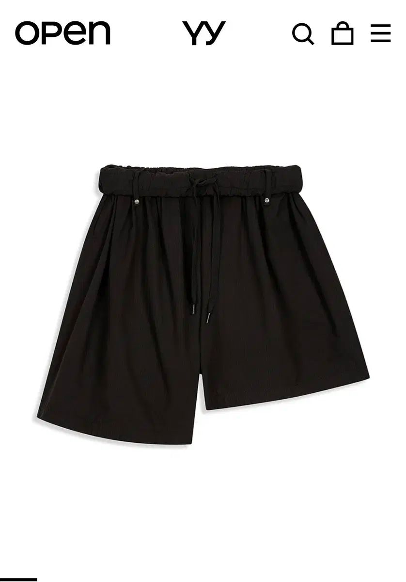 オープンワイワイ スコート ブラック s