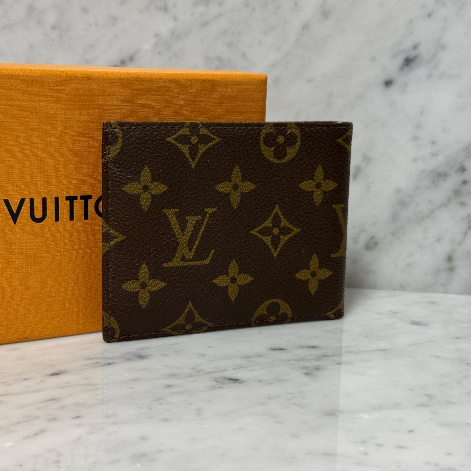 LOUIS VUITTON ルイヴィトン 二つ折り財布 モノグラム 札入れ カードケース