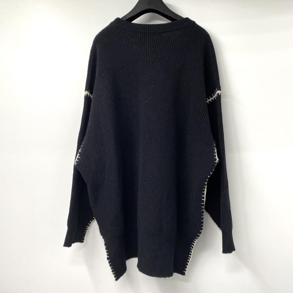 UJOH ステッチデザインアルパカ混ニット ブラック サイズ3 U783-K03-106 ウジョー 17