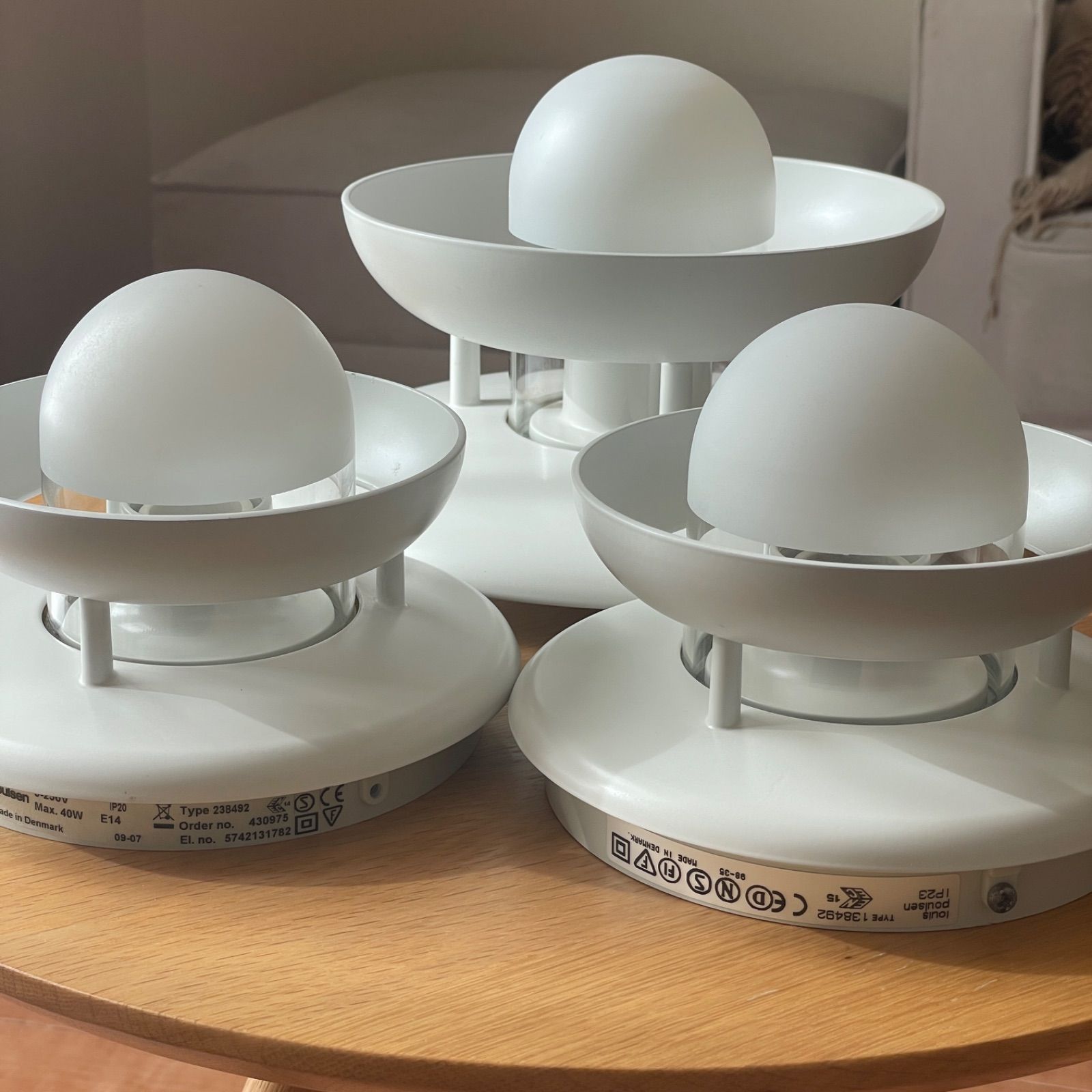 3点セット Louis Poulsen ルイスポールセン Safir Maxi Mini ライト 照明 ランプ ウォールランプ 検 not ヤマギワ lyfa