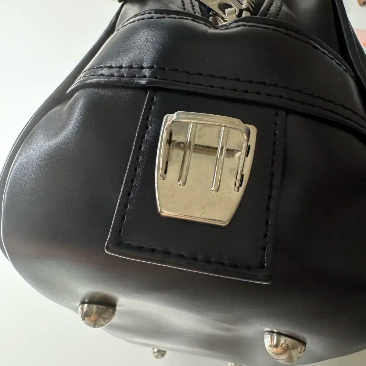 コム デ ギャルソン オリジナル ハンドルバッグ ダブル ジッパー ブラック ACEバッグ ミディアム