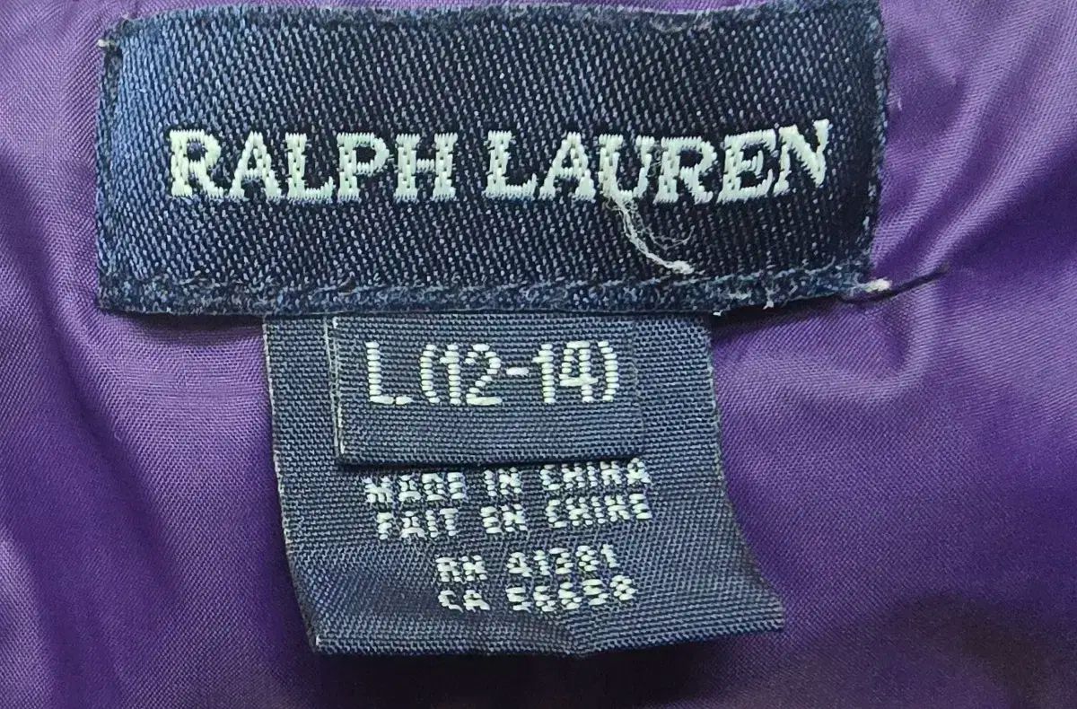  ポロラルフローレン パープル ダウン アウター L 12 その他 ジャケット ブルゾン