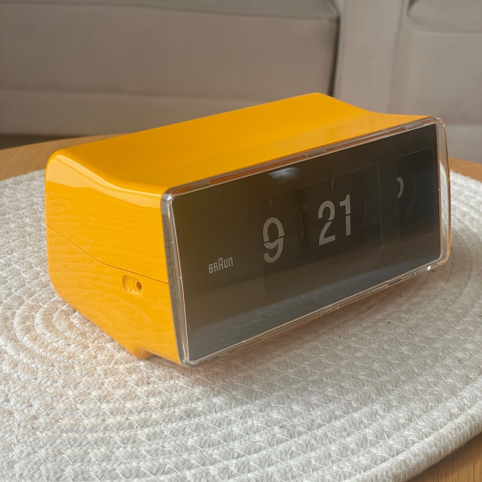 激 BRAUN Phase 2 Type 4925 置き時計 クロック デイト表示 1972年 Design Dietrich Lubs デジタル ビンテージ 時計 ドイツ