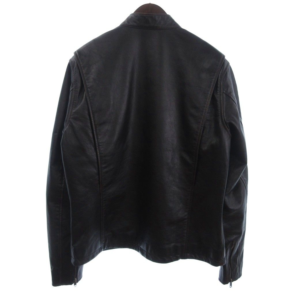 ハーレーダビッドソン HARLEY DAVIDSON シングル ライダースジャケット レザー ロゴ 牛革 97009-21VM 黒 ブラック M