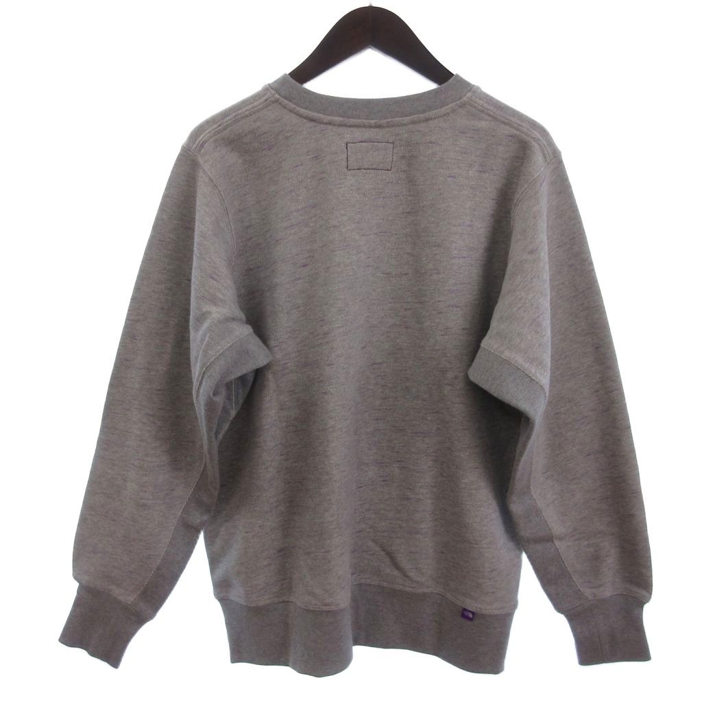 ノースフェイス パープルレーベル THE NORTH FACE PURPLE LABEL Field Crewneck Sweatshirt N24H060 COOLMAX フィールド クルーネック スウェット ミックスグレー S