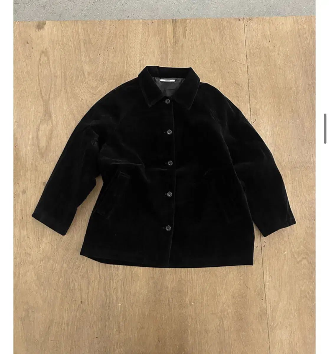 マニック オーバーサイズ スウェード ジャケット 黒 GULLKHAN_COM