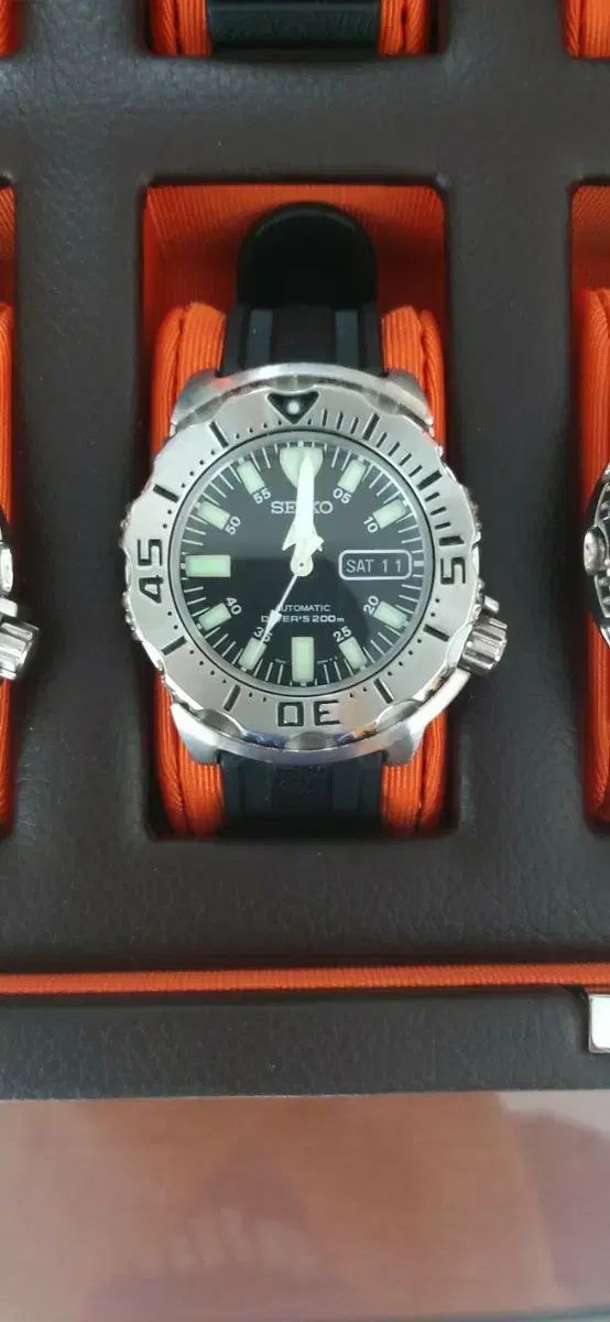 セイコー MONSTER SKX779 アンクルSEIKO ラバーストラップ