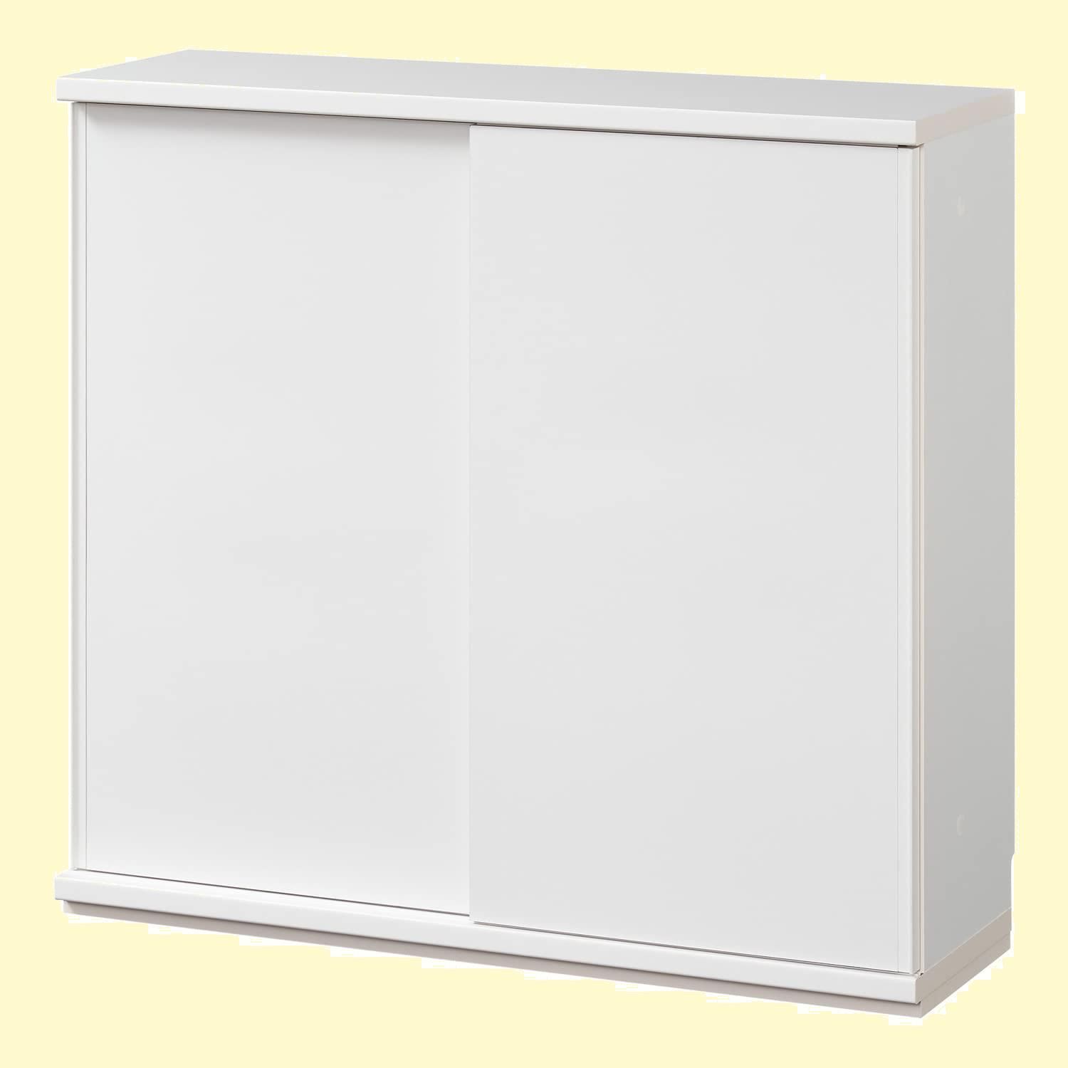 数量 シンプルなデザイン てキッチン ダイニングに合わせた幅にできるユニット収納 ホワイト 木製 白 キャビネット 幅90 引戸タイプ 奥行29.6 高さ84.9cm ラック PTS-8590SD カウンター下収納 WH 白井産業 ピタシエ