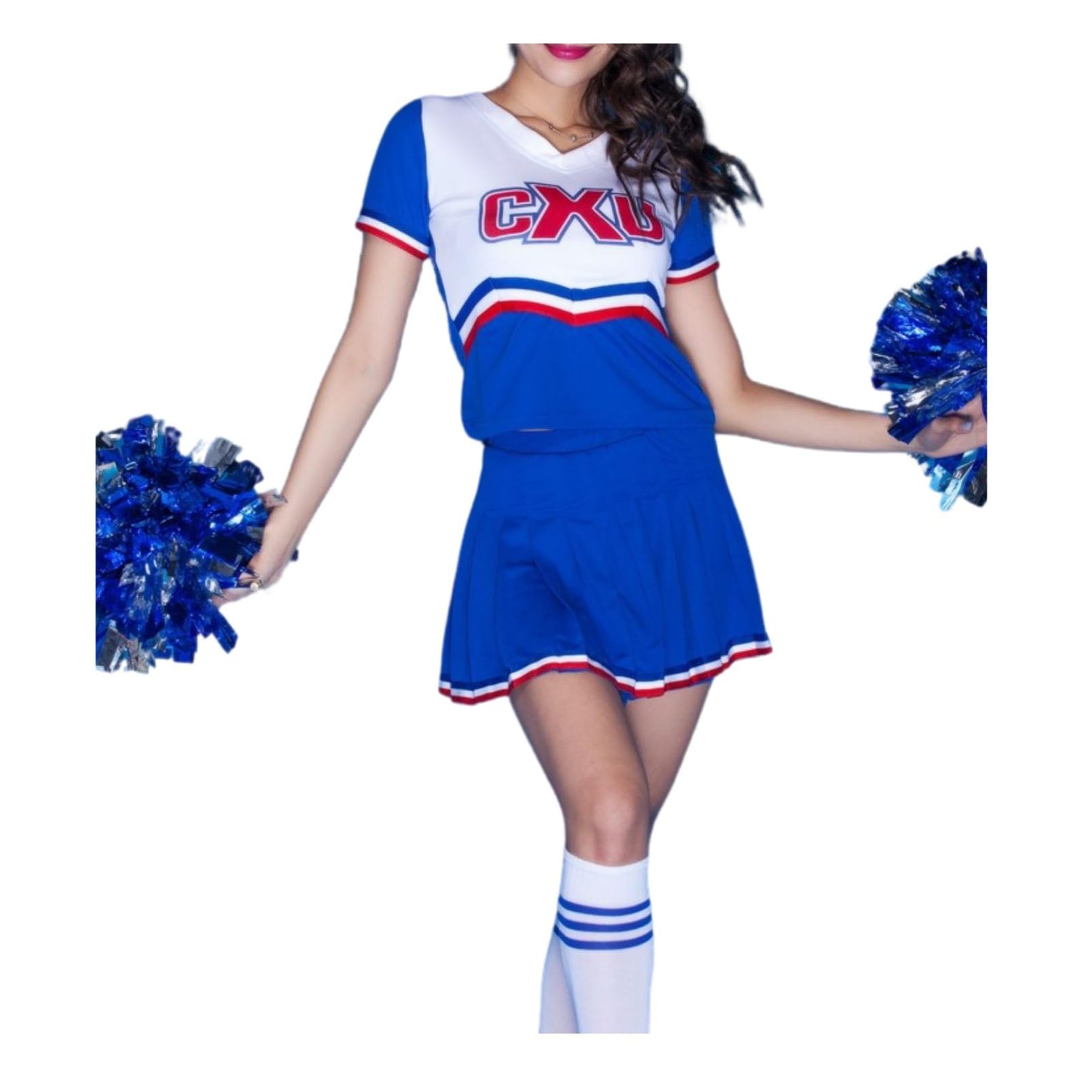 新品 [SCGEHA] チアガール 衣装 コスプレ ユニホーム 大人 スカート
