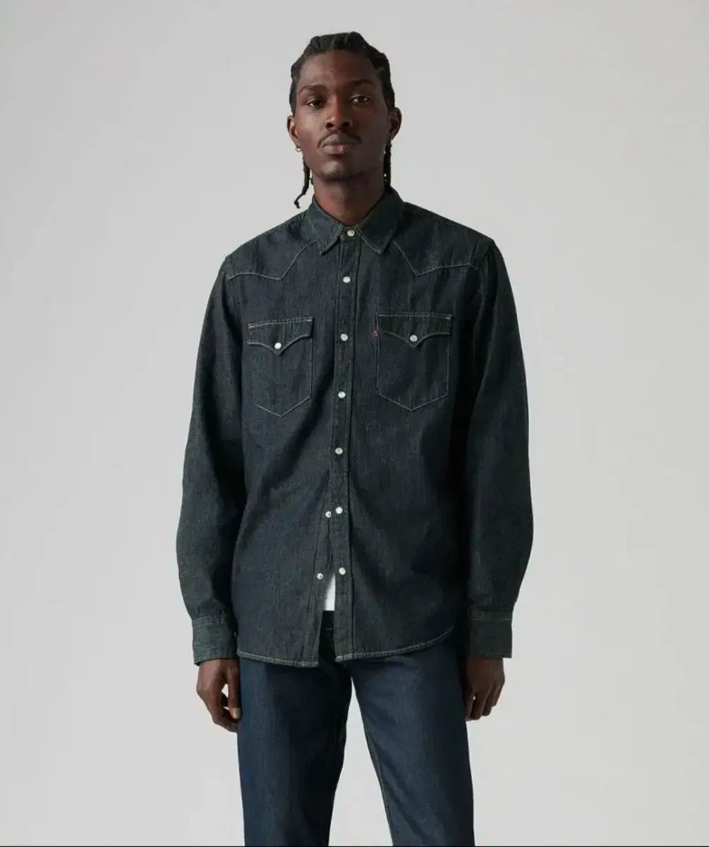 ウエスタンシャツ L