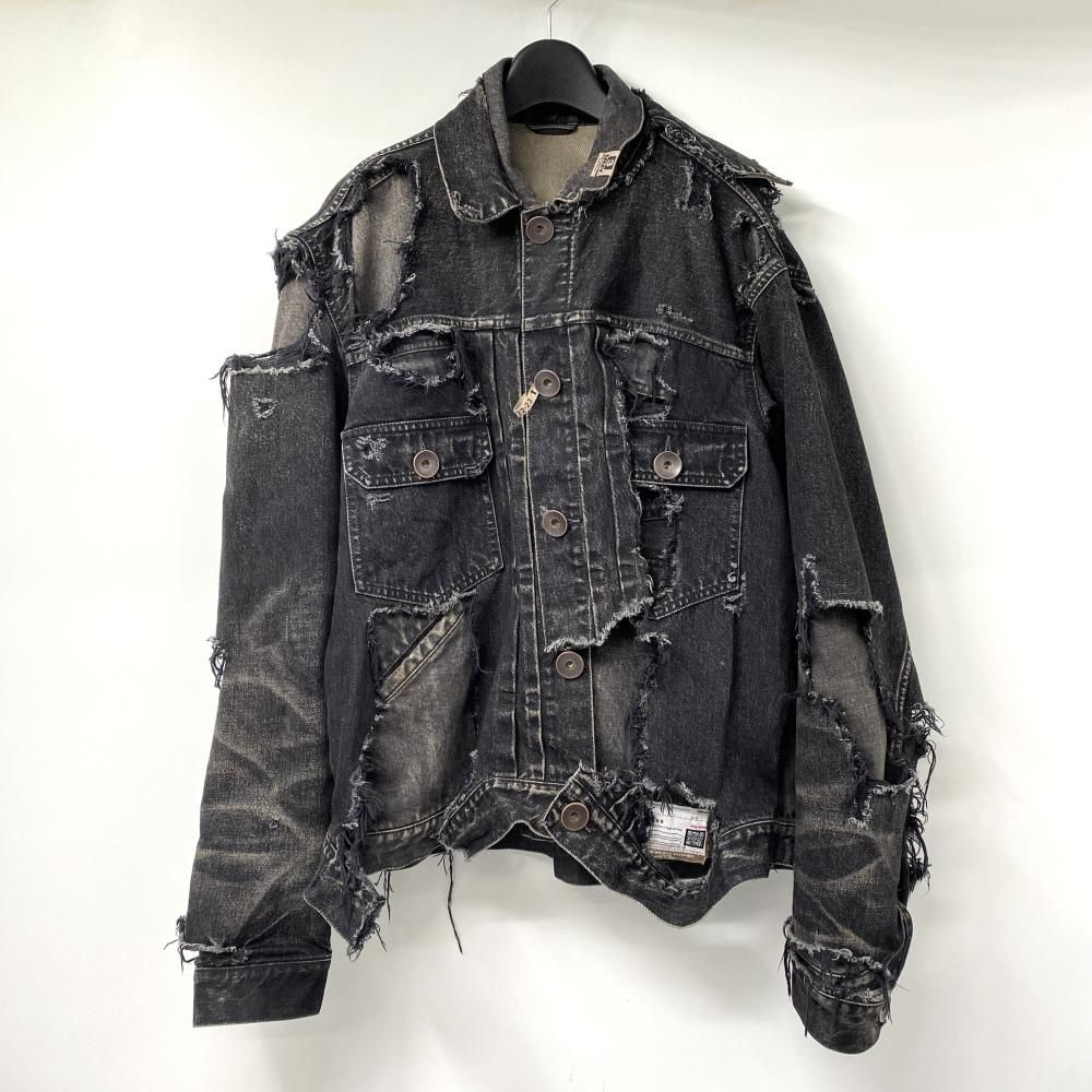 中古】MAISON MIHARAYASUHIRO 22AW Damaged Layears DENIM A09BL03-9