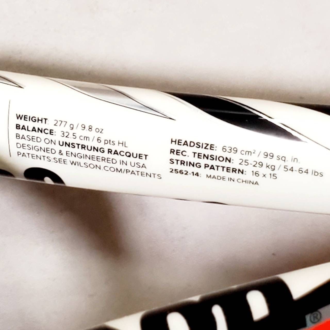 良品】Wilson ウィルソン STeam 99LS スチーム 硬式テニスラケット