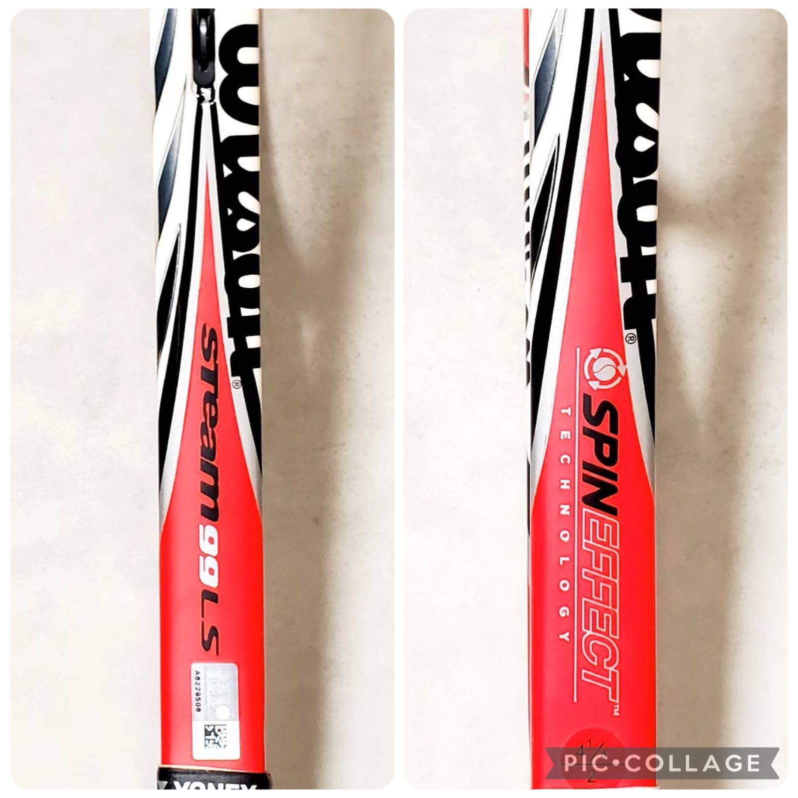 良品】Wilson ウィルソン STeam 99LS スチーム 硬式テニスラケット