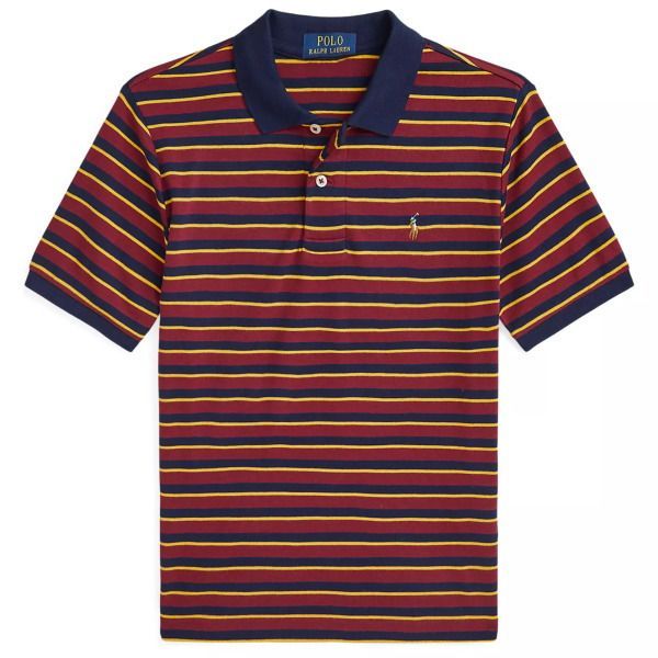ラルフローレン 半袖ボーダーソフトポロシャツ