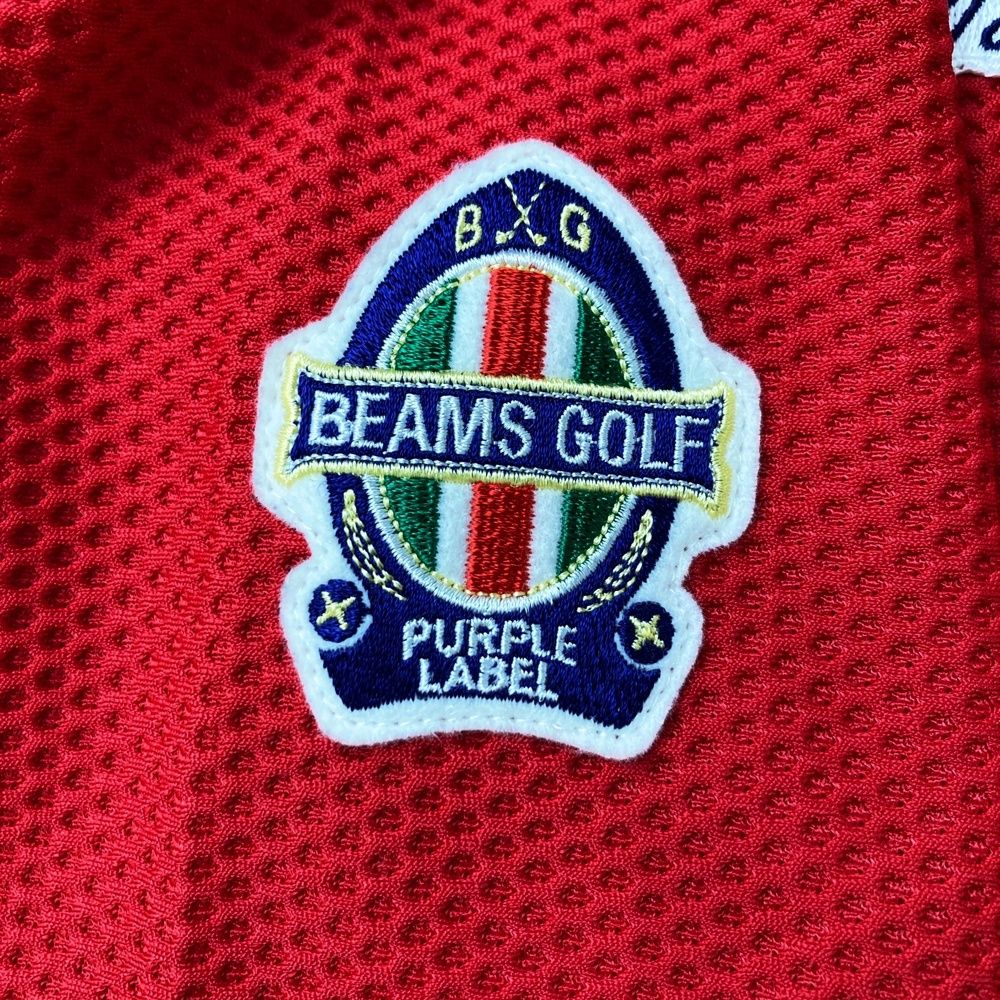 サイズ L BEAMS GOLF ビームスゴルフ パープルレーベル ハイネック 半袖Tシャツ レッド系 240101546892 ゴルフウェア メンズ ストスト LLC-HASEGAWATOSO_COM