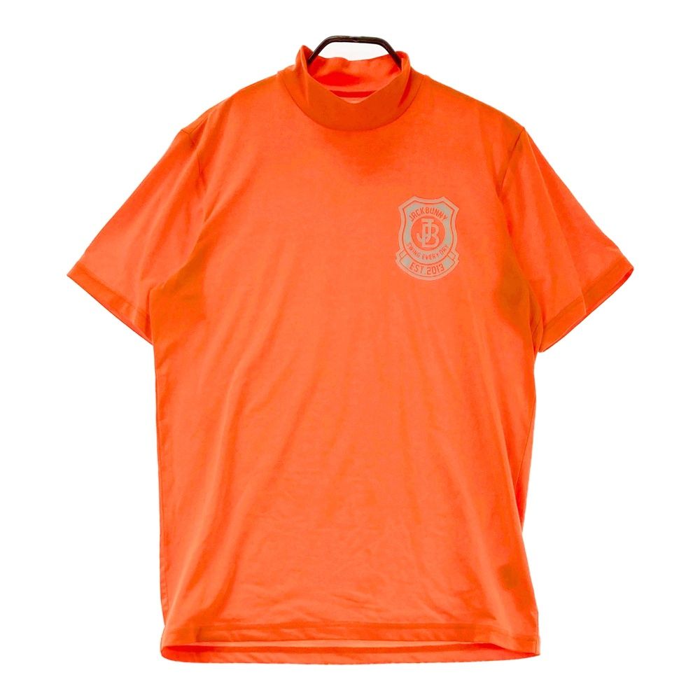 オレンジ ハイネック 半袖シャツ サイズ：6 JACK BUNNY ジャックバニー ハイネック 半袖Tシャツ