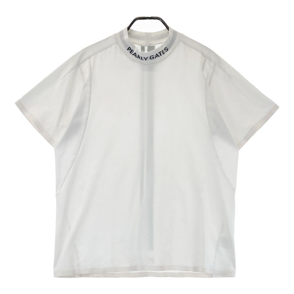 サイズ：6 PGG PEARLY GATES パーリーゲイツ ハイネック 半袖Tシャツ