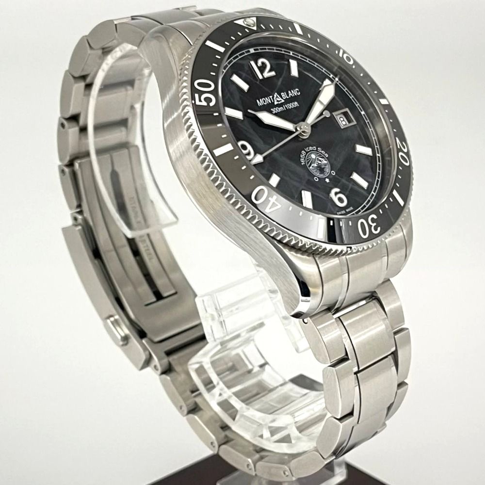 モンブラン アイスシー オートマティック デイト 129371 ダイバーズ 41 mm 自動巻き 黒文字盤 メンズ MONTBLANC 腕時計