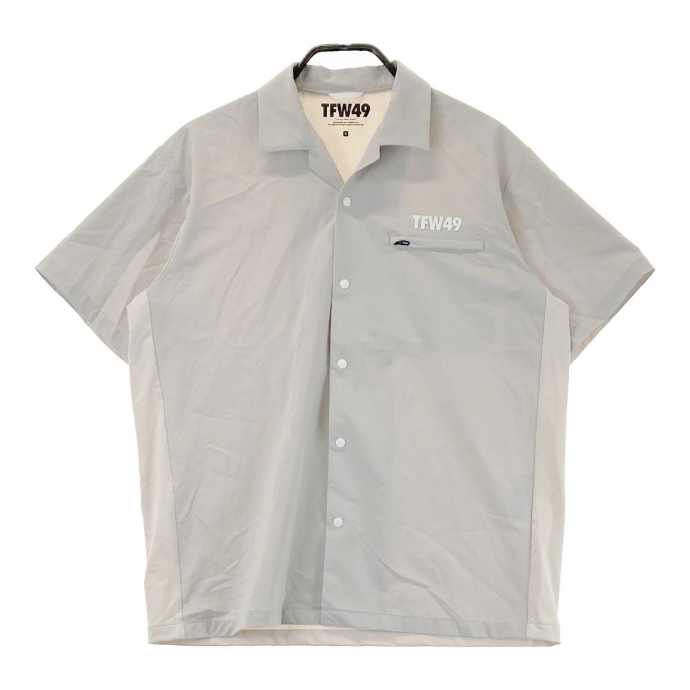 サイズ S TFW49 ティーエフダブリューフォーティーナイン ナイロン 半袖シャツ グレー系 240101550826 ゴルフウェア メンズ ストスト