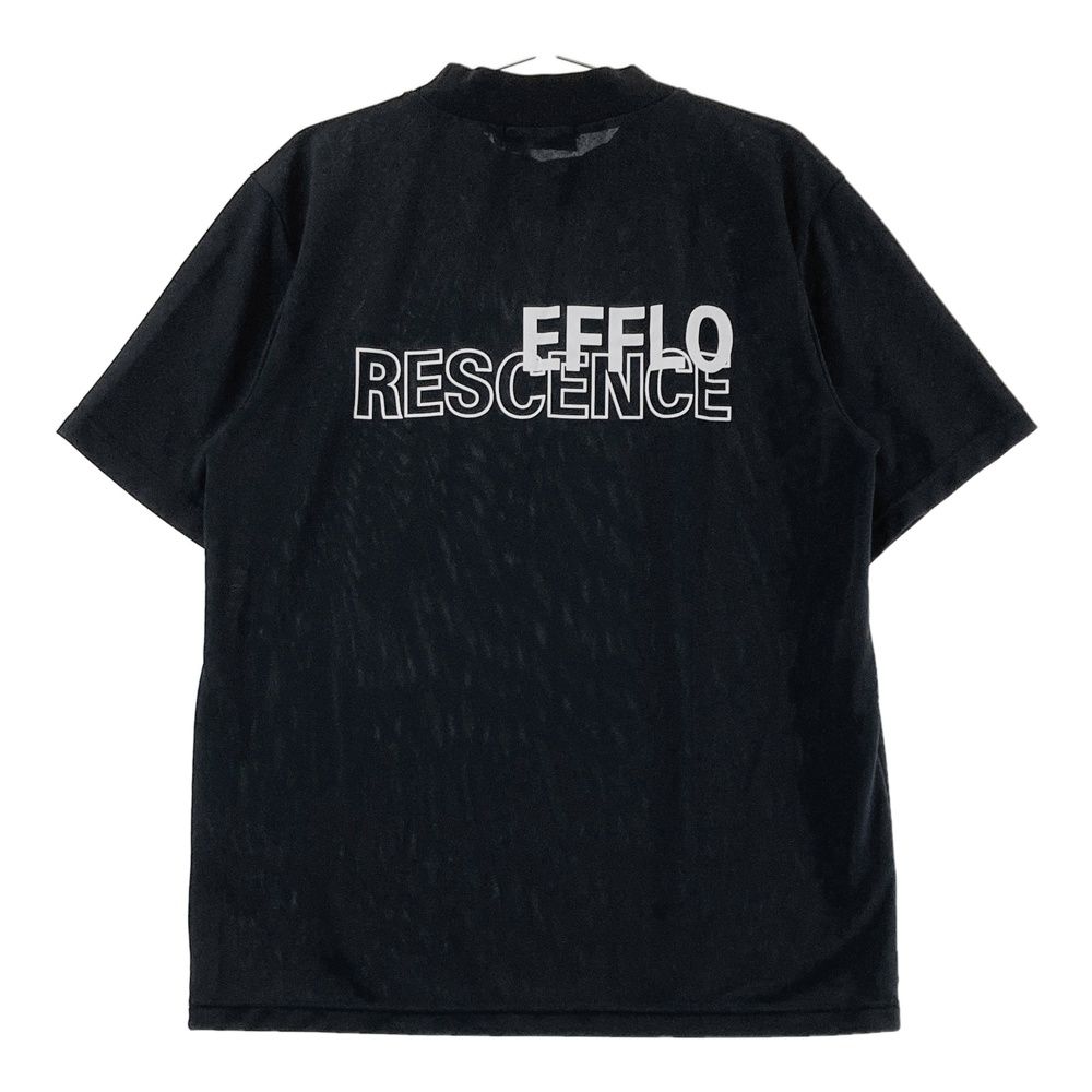 サイズ XL EFFLORESCENCE エフロレッセンス モックネック半袖Tシャツ ブラック系 240101551253 ゴルフウェア メンズ ストスト