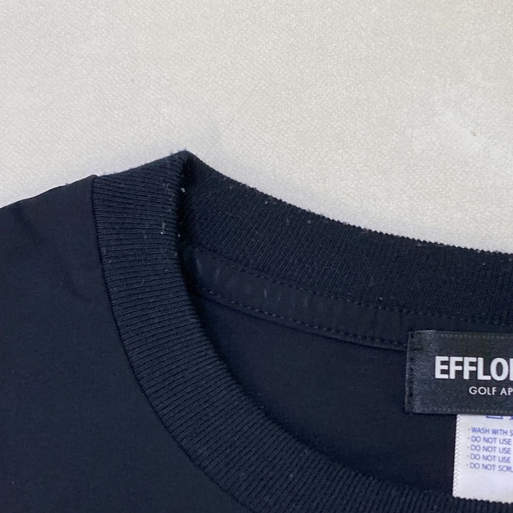 サイズ M EFFLORESCENCE エフロレッセンス 半袖Tシャツ 裾コード ネイビー系 240101551256 ゴルフウェア メンズ ストスト LLC-HASEGAWATOSO_COM