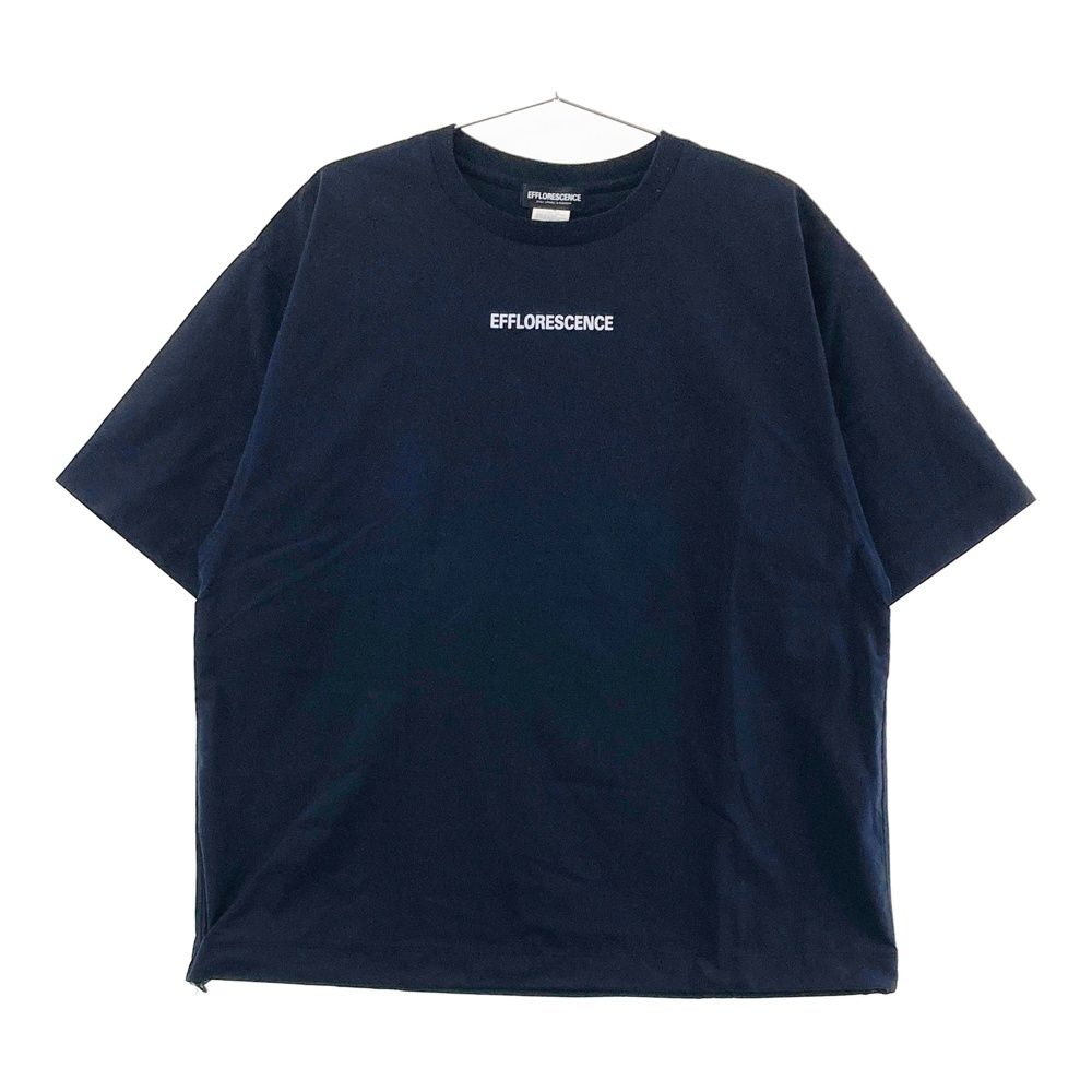 サイズ M EFFLORESCENCE エフロレッセンス 半袖Tシャツ 裾コード ネイビー系 240101551256 ゴルフウェア メンズ ストスト