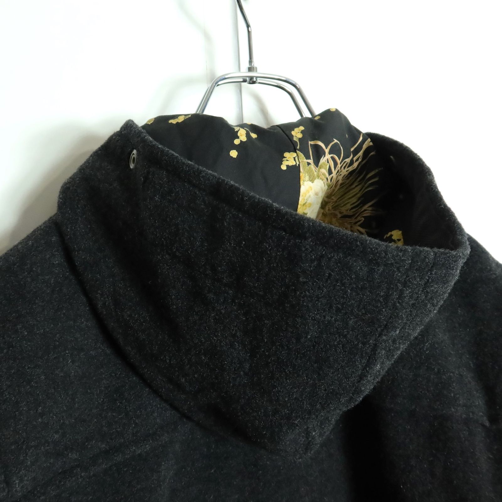 美品✨シップスSHIPS リアルファー2wayロングダッフルコート カシミヤ