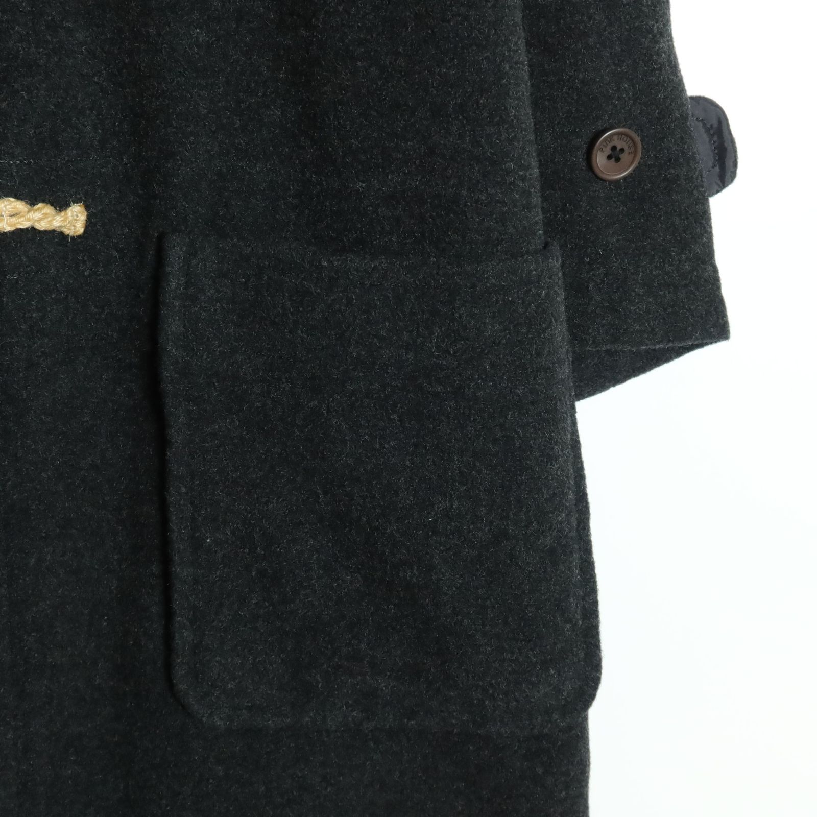 美品☆ 大きいサイズ 23区 46 3L ダッフルコート ローデンクロス 赤