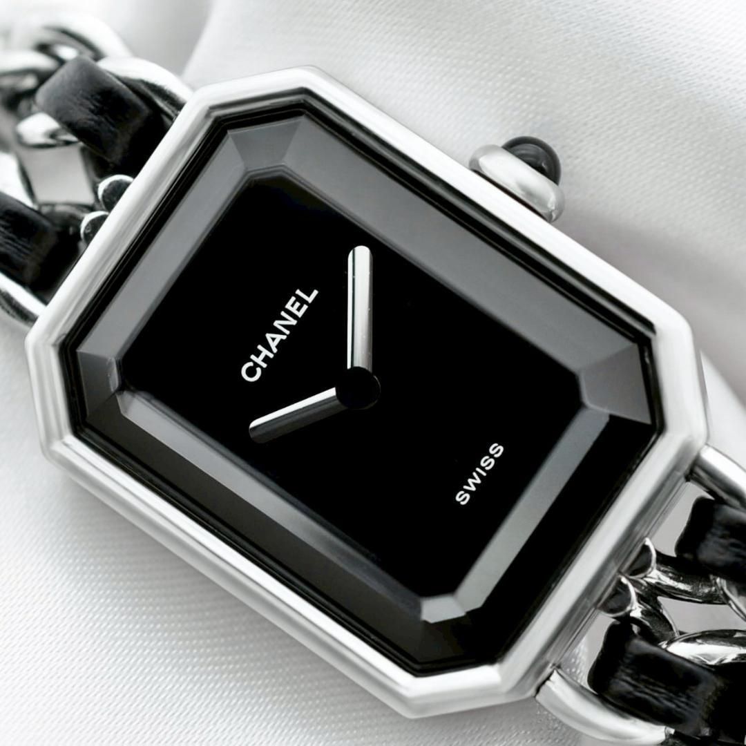 CHANEL 磨き済 プルミエール L クォーツ 時計 T.X.12413 W00033