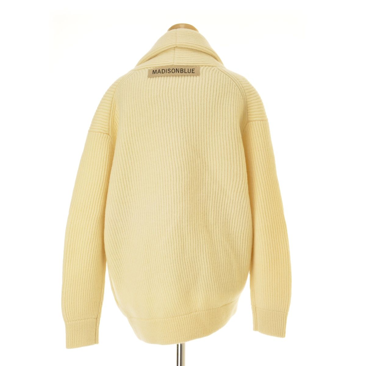 MADISONBLUE】MB234-8019 SHAWL COLLAR CD ウール長袖カーディガン