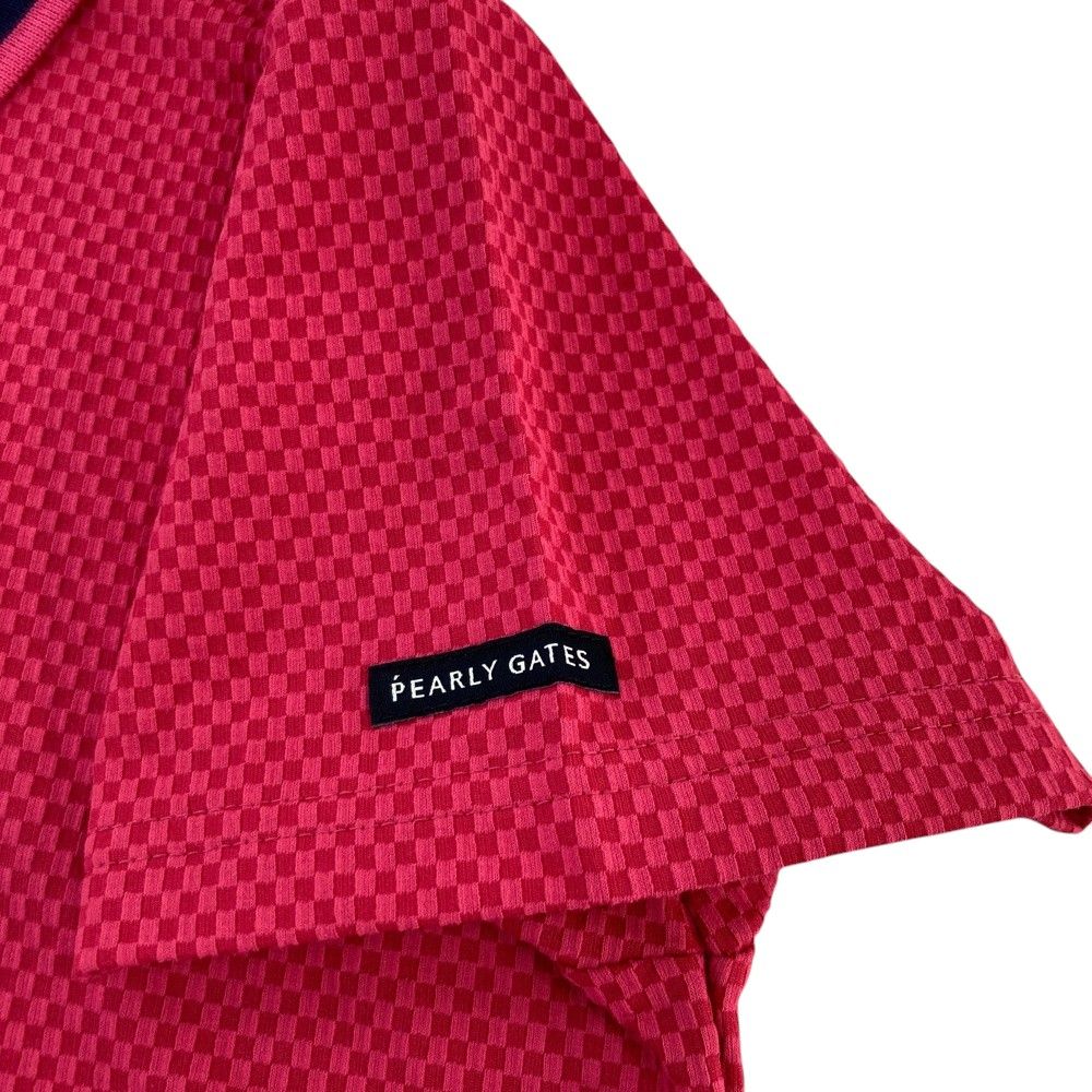 サイズ 1 PEARLY GATES パーリーゲイツ 055-2260708 半袖ポロシャツ チェック柄 ピンク系 240101475313 ゴルフウェア レディース ストスト LLC-HASEGAWATOSO_COM