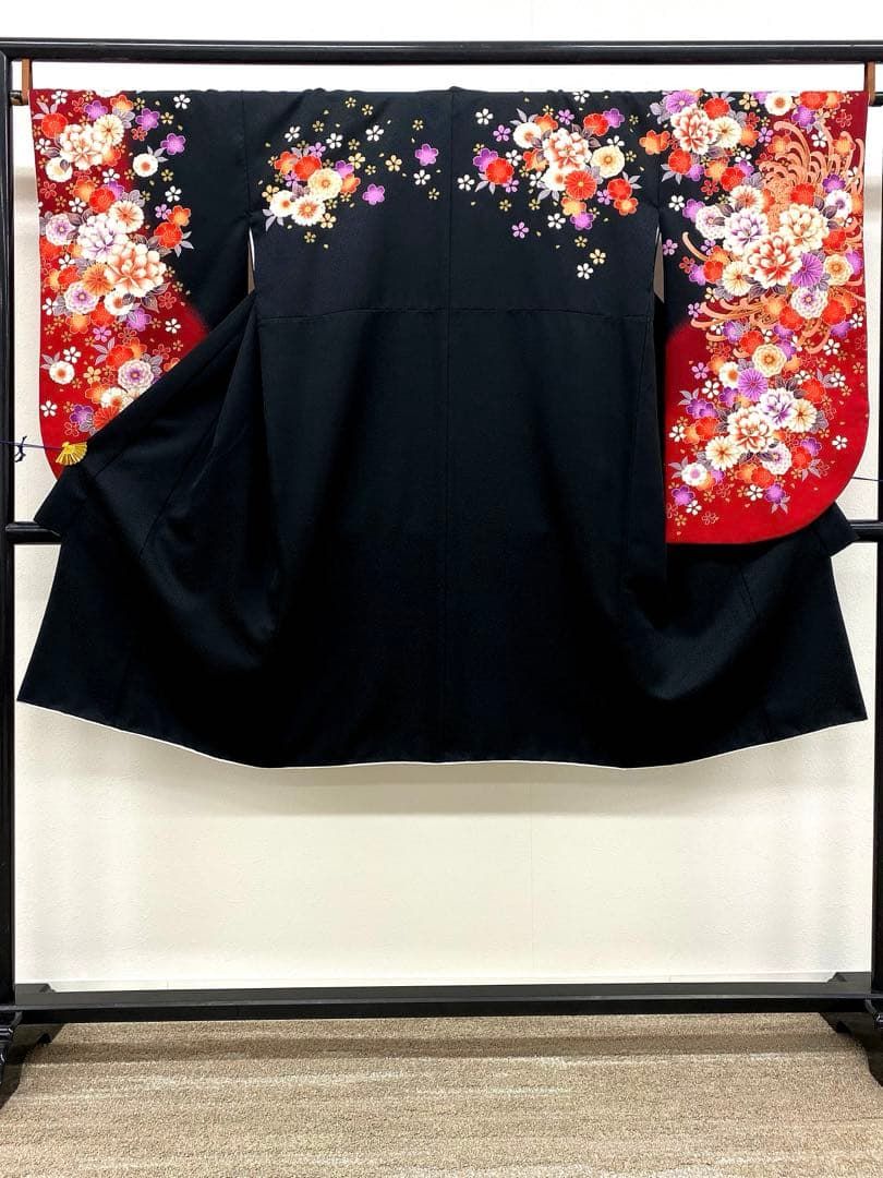 二尺袖 ポリエステル着物