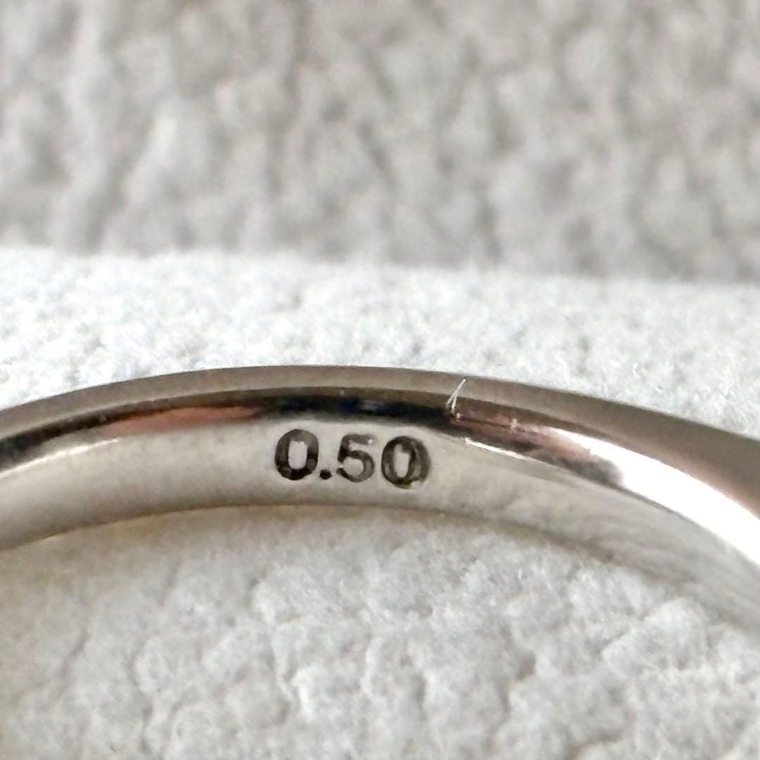 077【モニッケンダム】Pt900 ダイヤモンド 0.50 リング 約12号 - メルカリ