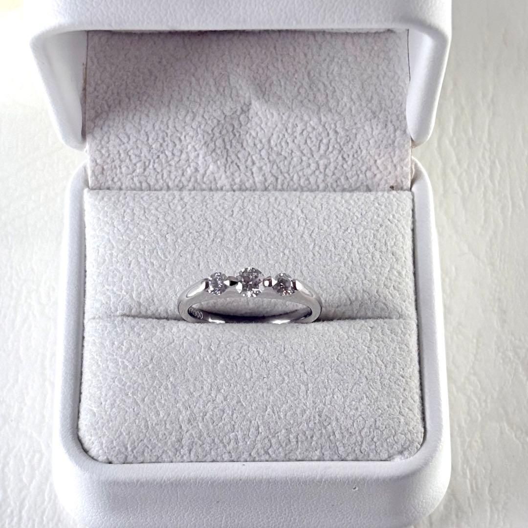 077【モニッケンダム】Pt900 ダイヤモンド 0.50 リング 約12号 - メルカリ