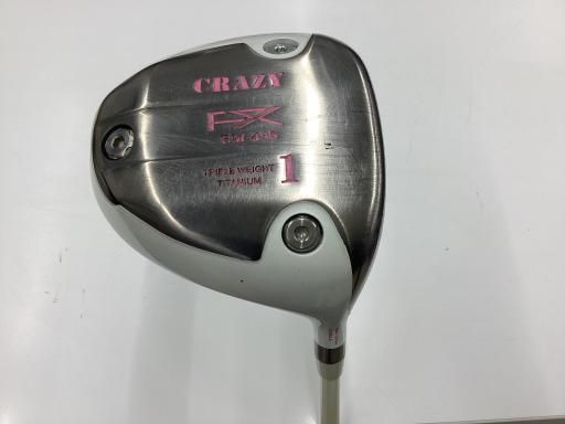 CRAZY FX BM-435 ホワイト 1 W ドライバー DR 特注シャフト フレックスS メンズ 男性用 右利き 右用 Cランク ゴルフクラブ